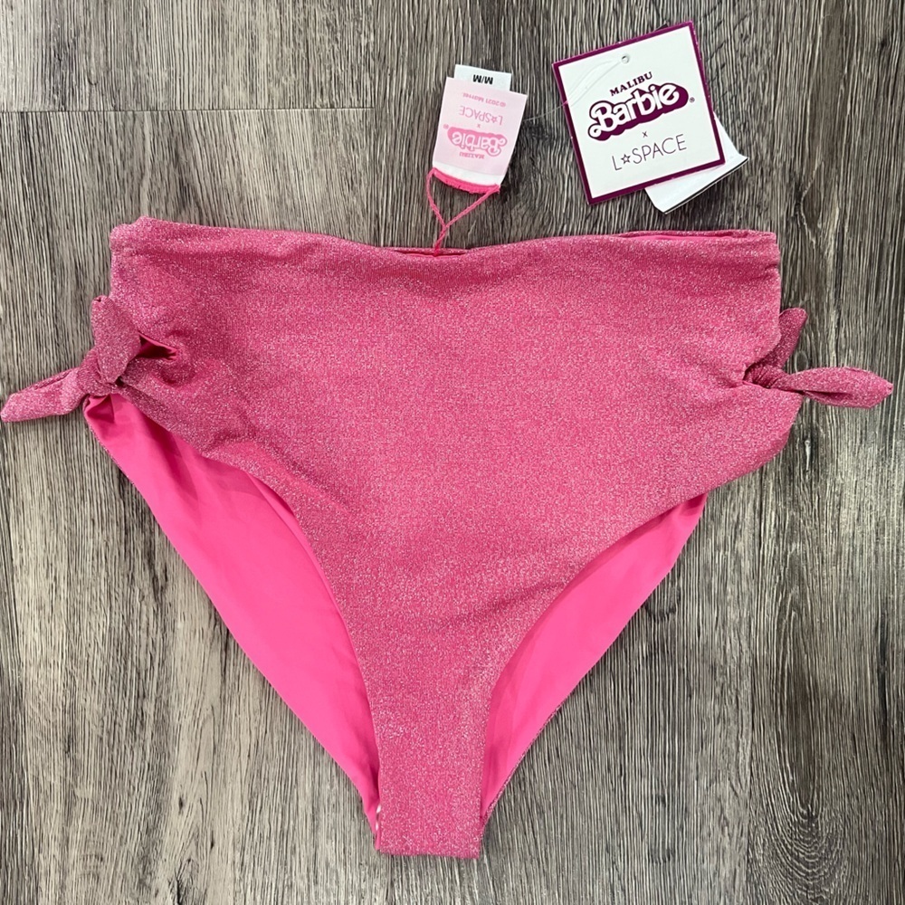 SPACE X MALIBU BARBIE HOT PINK BIKINI - Picture 5 of 7